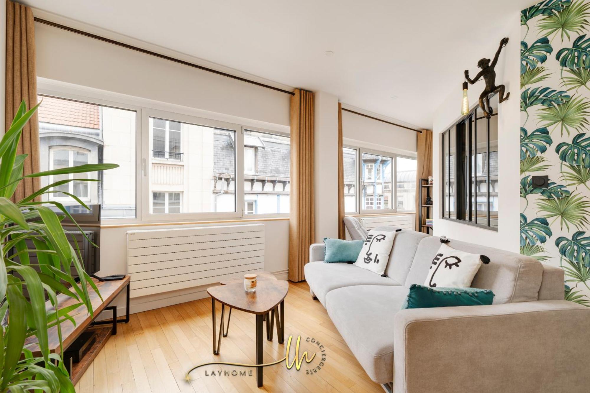 Chaleureux, Lumineux Et Confortable F2 Renove En Plein Coeur De Nancy Kültér fotó